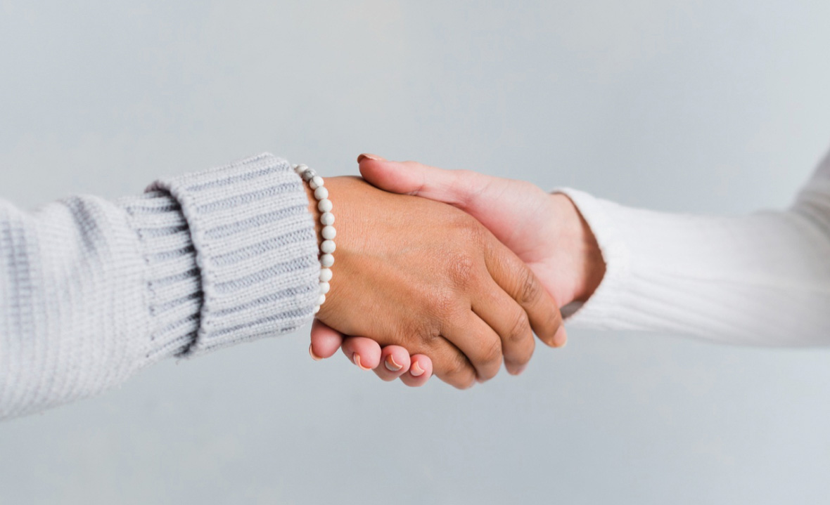 shaking hands