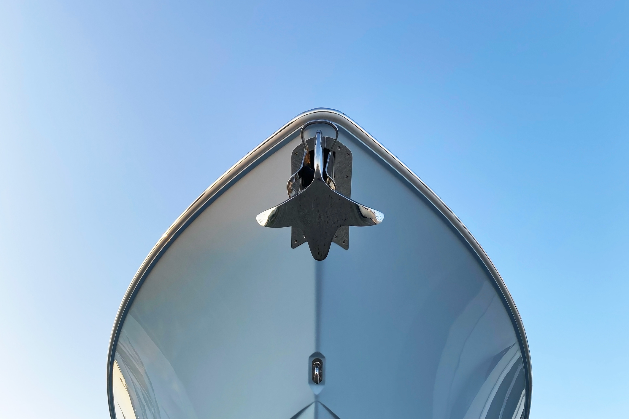 yacht anchor view
