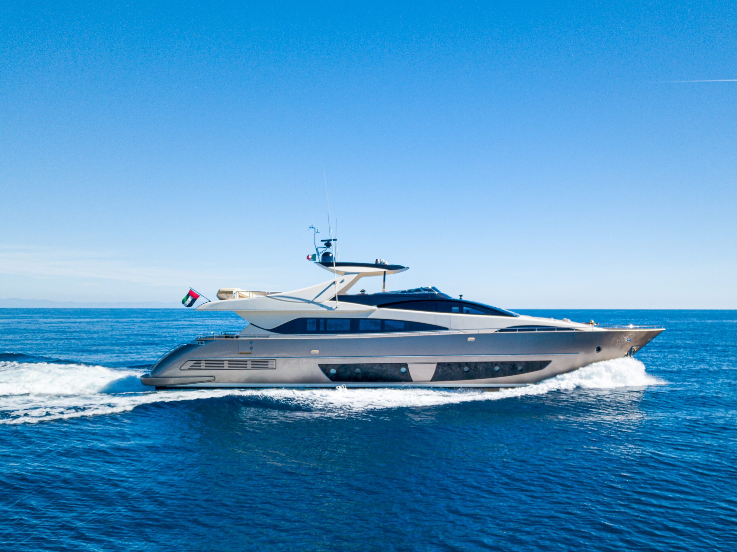 crusing yacht